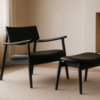 Alta Footstool - Black