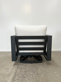 Southport Swivel Rocker Outdoor Armchair - Aluminium + Sunbrella®