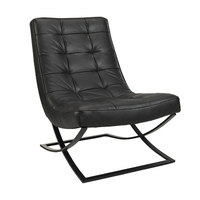 Artwood Brody Leather Armless Chair 