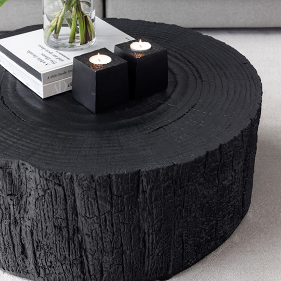 Artwood Black Log Coffee Table