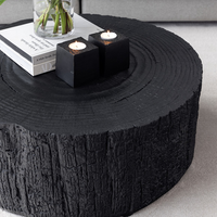 Artwood Black Log Coffee Table