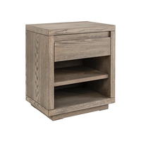 Artwood Hunter Bedside Table - Antique Grey