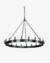 Artwood Crown Light Pendant - Antique Iron