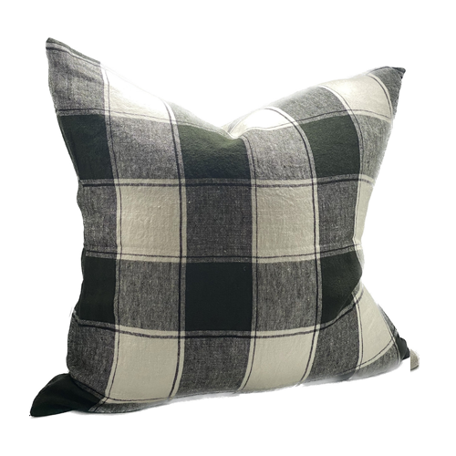Aspen Cushion + Feather Inner - Olive