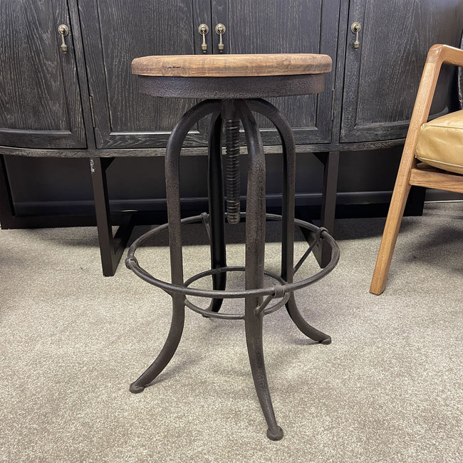 Aster Adjustable Wind-Up Stool