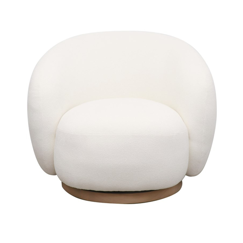 Aura Swivel Armchair - Cream