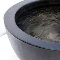 Awatere Black Outdoor Planter Pot - Large