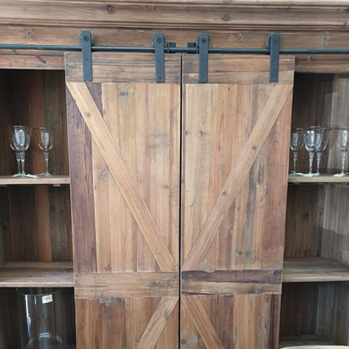 Bar and Wine Unit with Sliding Doors