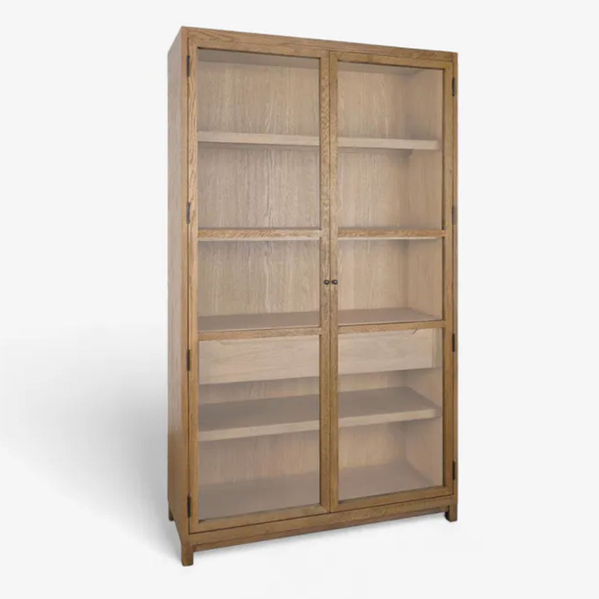 Baxter Glass and Oak Cabinet Natural