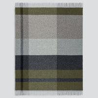 Baya Brunswick NZ Wool Throw - Olive