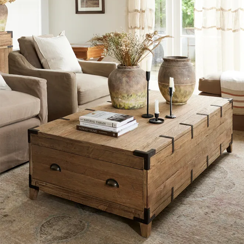 Beckham Oak Trunk Coffee Table