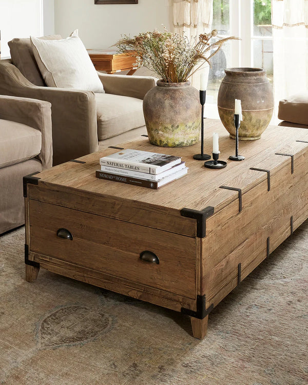 Beckham Oak Trunk Coffee Table