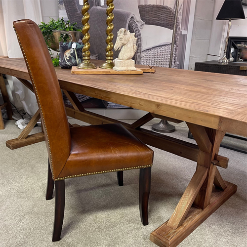 Belmont Dining Chair - Aged Brown