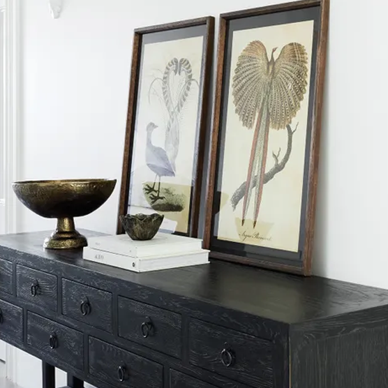 Pheasant and Lyre Bird Wall Art - Set of 2