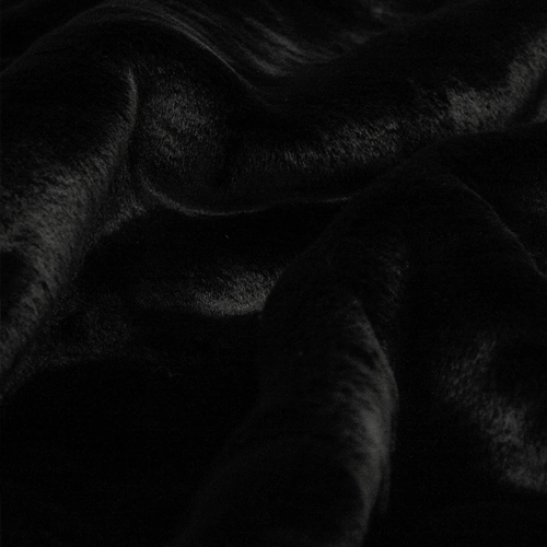 Heirloom NZ Made Faux Fur Throw - 150x180cm - Black Panther