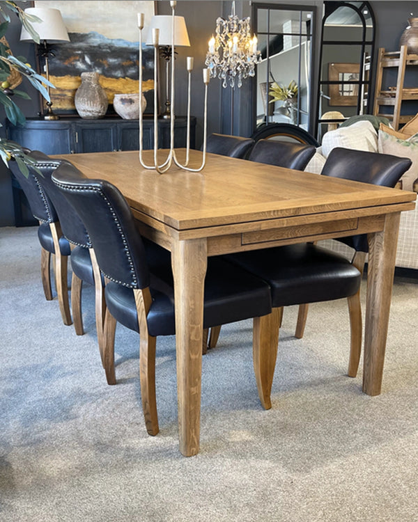 Brixham Leather Dining Chair - Aged Leather