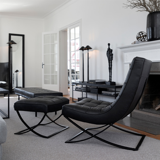Artwood Brody Leather Armless Chair 
