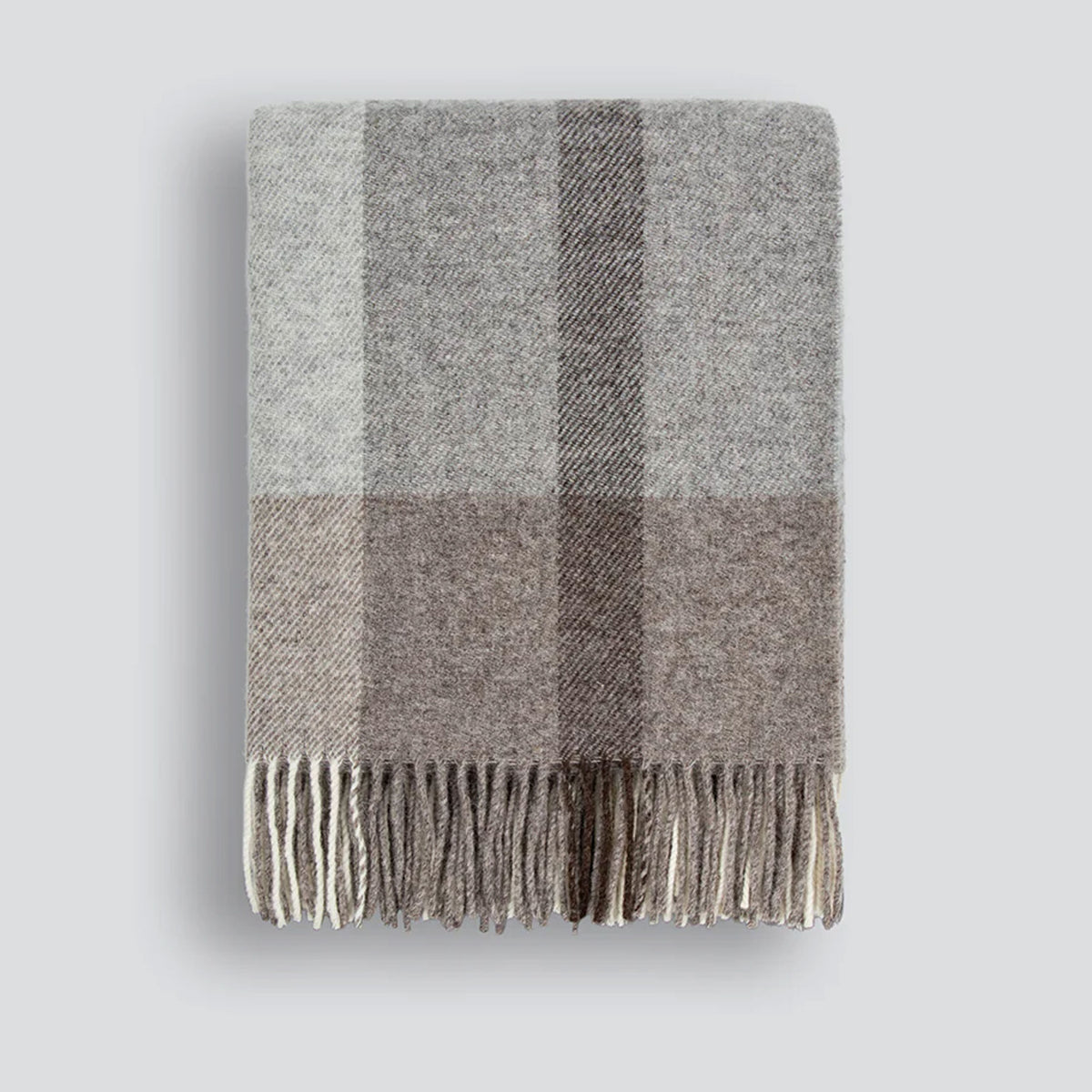Baya Brunswick NZ Wool Throw - Fawn