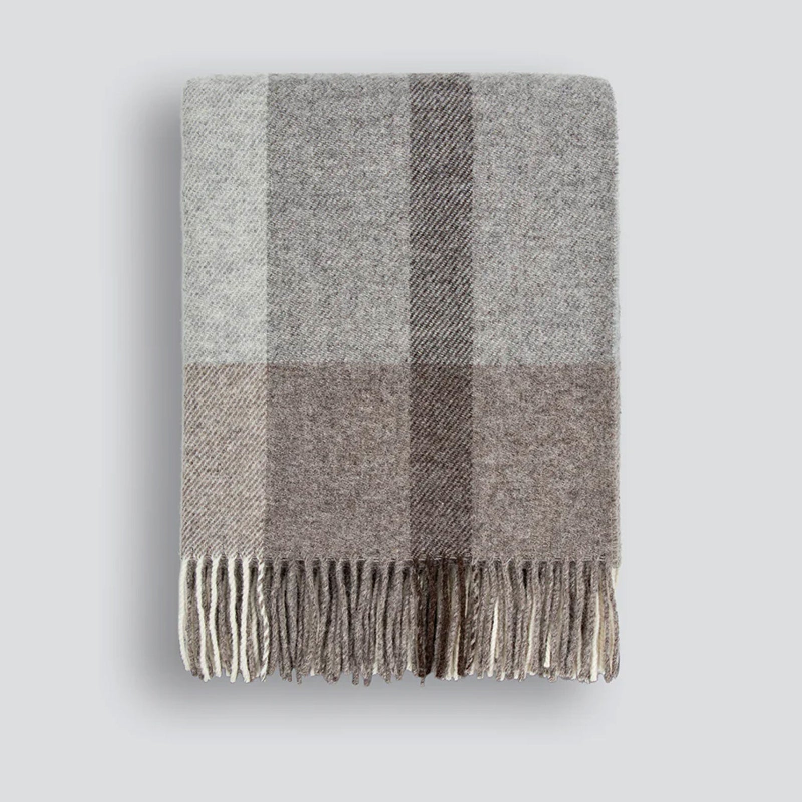 Baya Brunswick NZ Wool Throw - Fawn