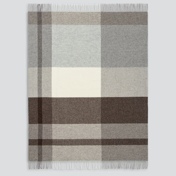 Baya Brunswick NZ Wool Throw - Fawn