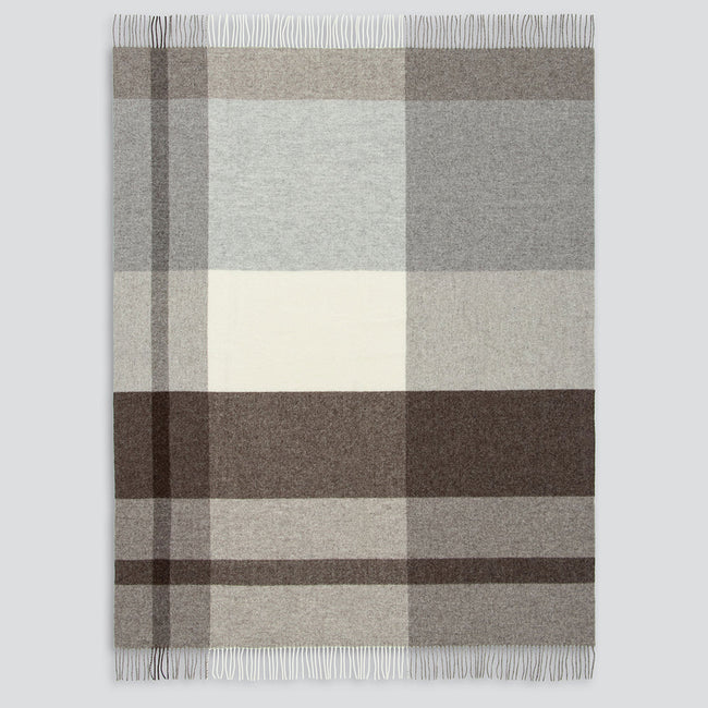 Baya Brunswick NZ Wool Throw - Fawn