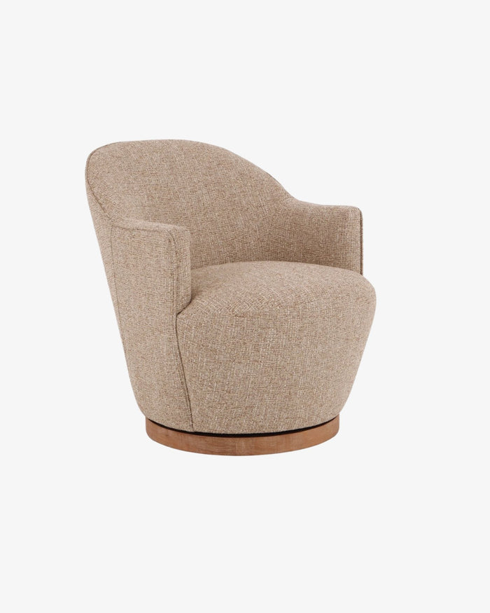 Ferguson Swivel Chair – Caramel