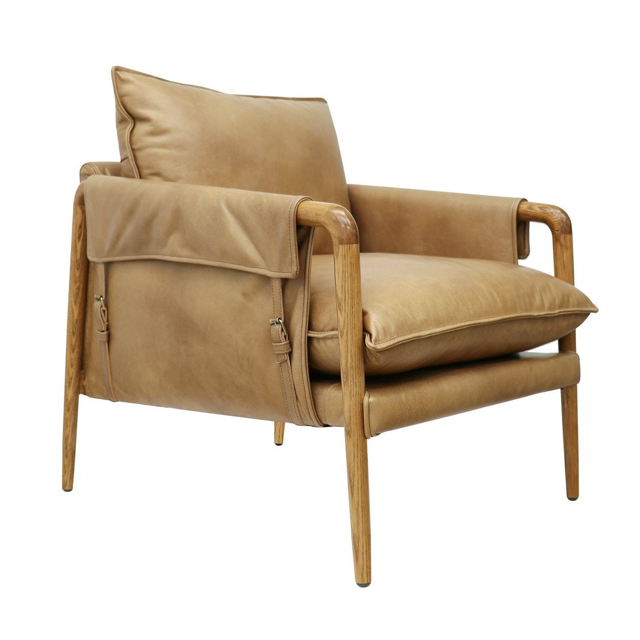 Conan Leather Armchair - Tan