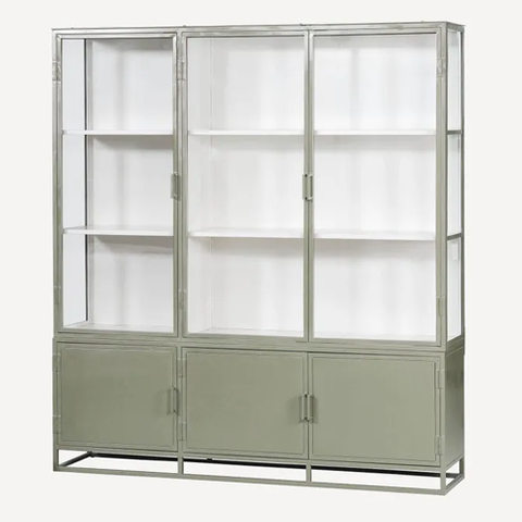 Cole Display Cabinet - Triple -  Biscuit