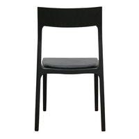 Carson Dining Chair - Black Leather