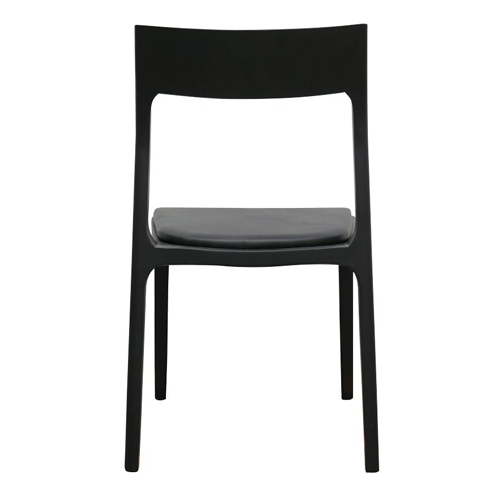 Carson Dining Chair - Black Leather