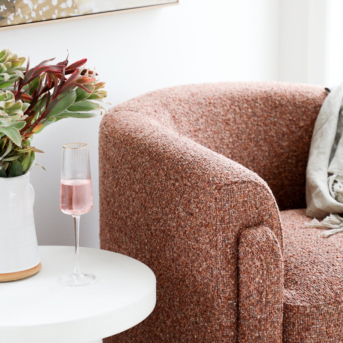 Kelston Occasional Chair - Rust