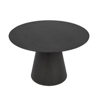 Carter Round Dining Table - 120cm - Black