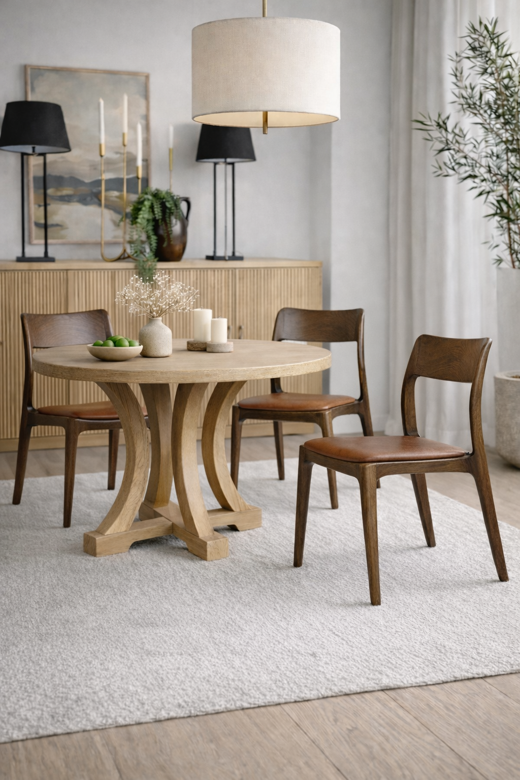 Chicago Round Dining Table - 140CM
