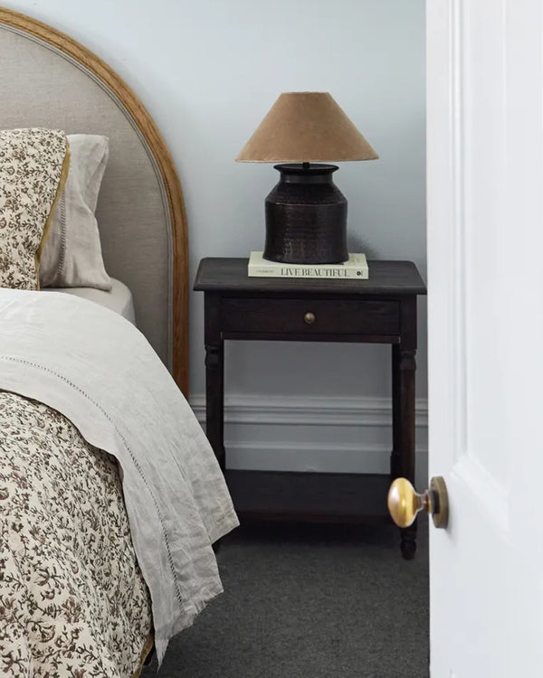 Chloe Bedside Table - Black