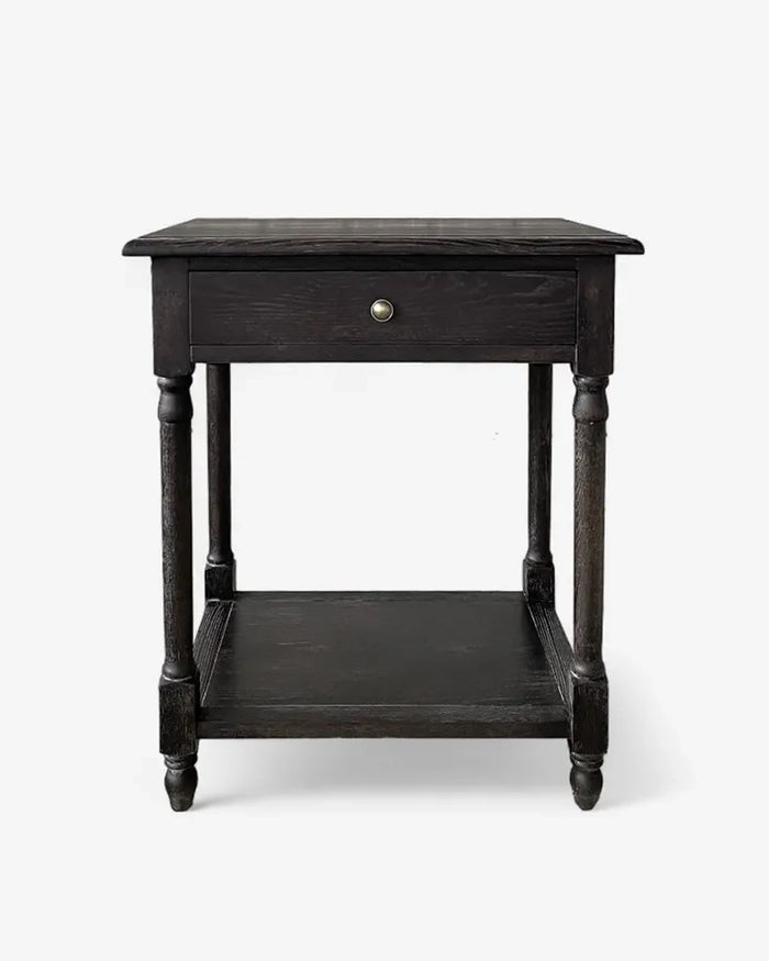 Chloe Bedside Table - Black