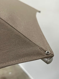 Greenslades Cocoa 'Pop Up' Outdoor Umbrella - 2.5m Round - Taupe