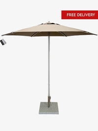 Greenslades Cocoa 'Pop Up' Outdoor Umbrella - 3.0m Round - Taupe