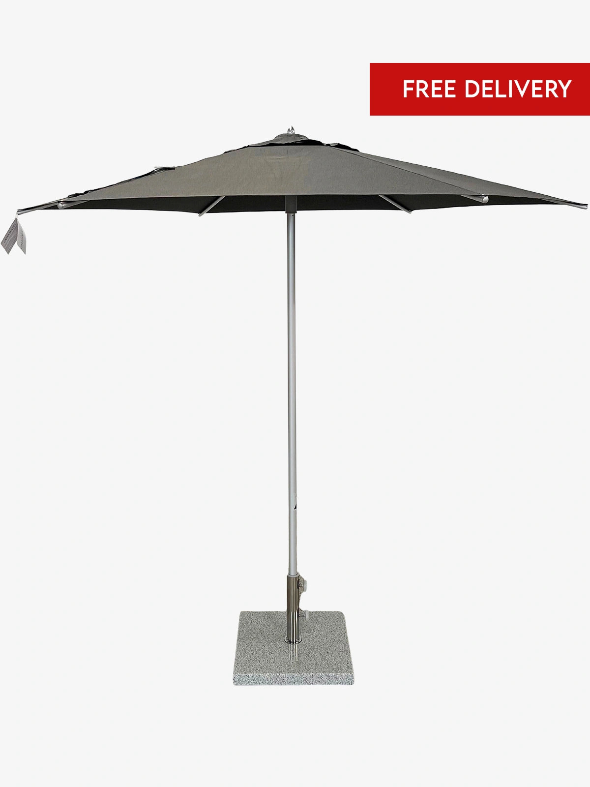Greenslades Cocoa 'Pop Up' Outdoor Umbrella - 2.5m Round - Charcoal