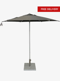 Greenslades Cocoa 'Pop Up' Outdoor Umbrella - 2.5m Round - Charcoal