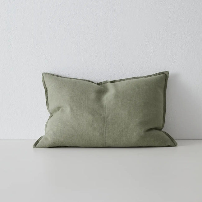Como 40cmx60cm Cushion - Olive - Feather Inner