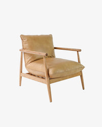 Lawson Leather Armchair - Tan