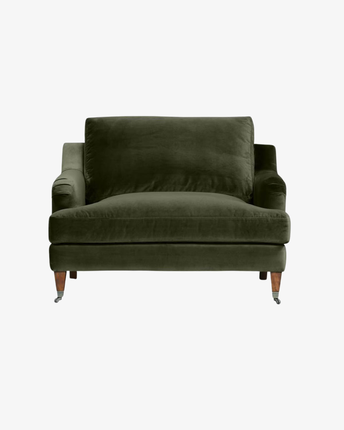 Thorndon Armchair - Olive Velvet