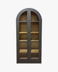 Ontario Arch Curve Cabinet - Oak