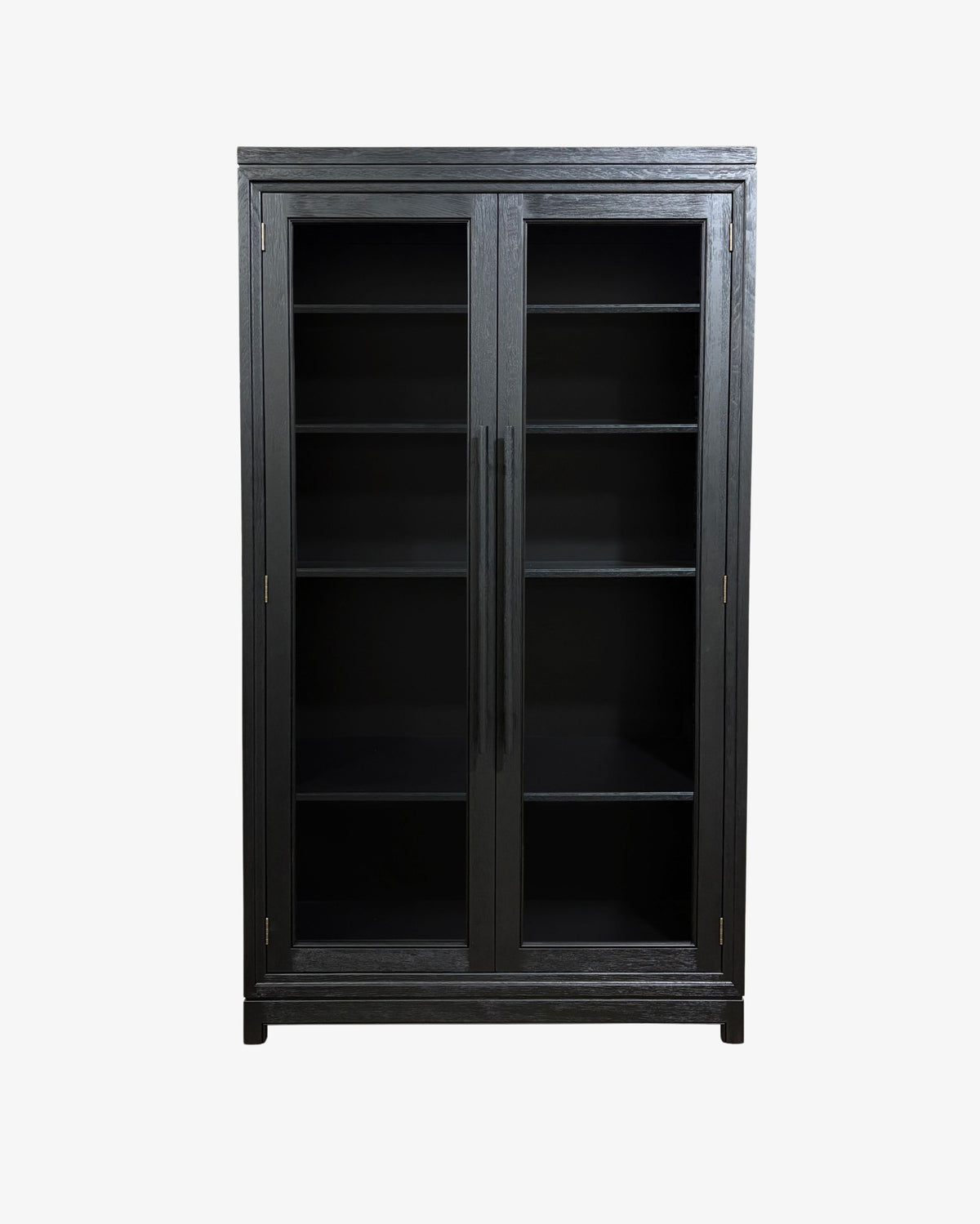 Montrose Black Display Cabinet - American White Oak