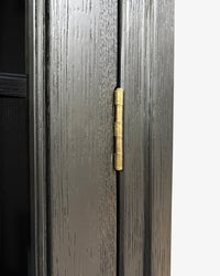 Montrose Black Display Cabinet - American White Oak