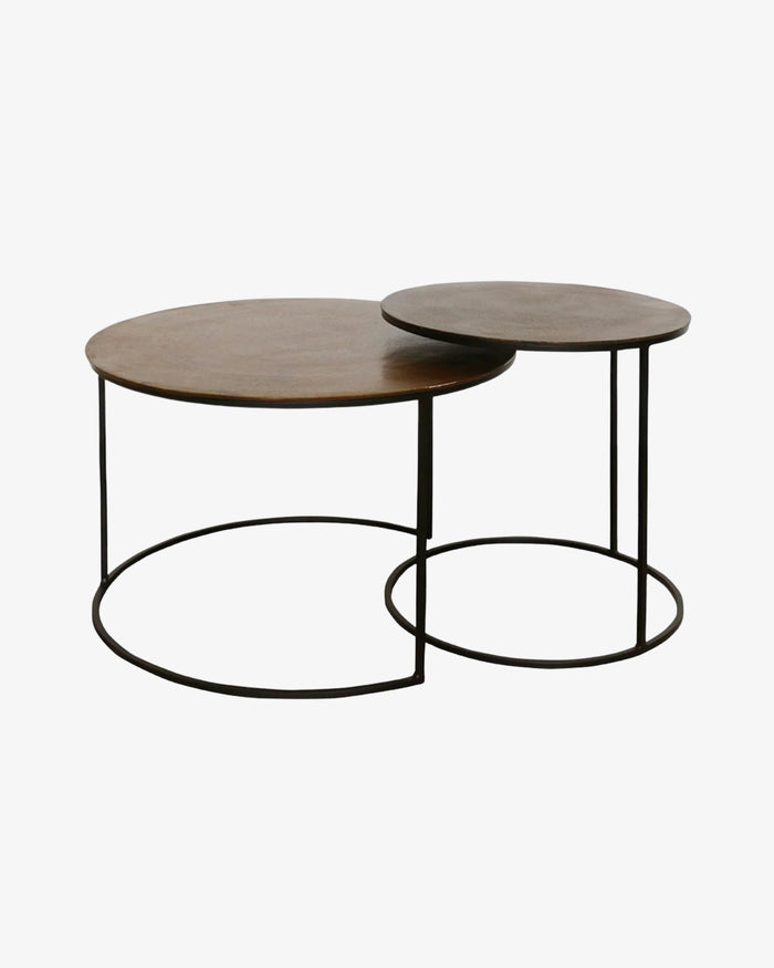 Sorrento Round Coffee Table - Nest of 2