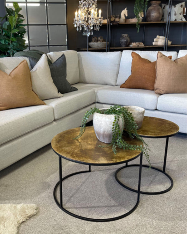 Sorrento Round Coffee Table - Nest of 2