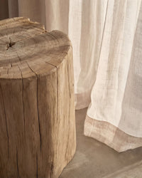 Casa Round Stump Side Table - Natural