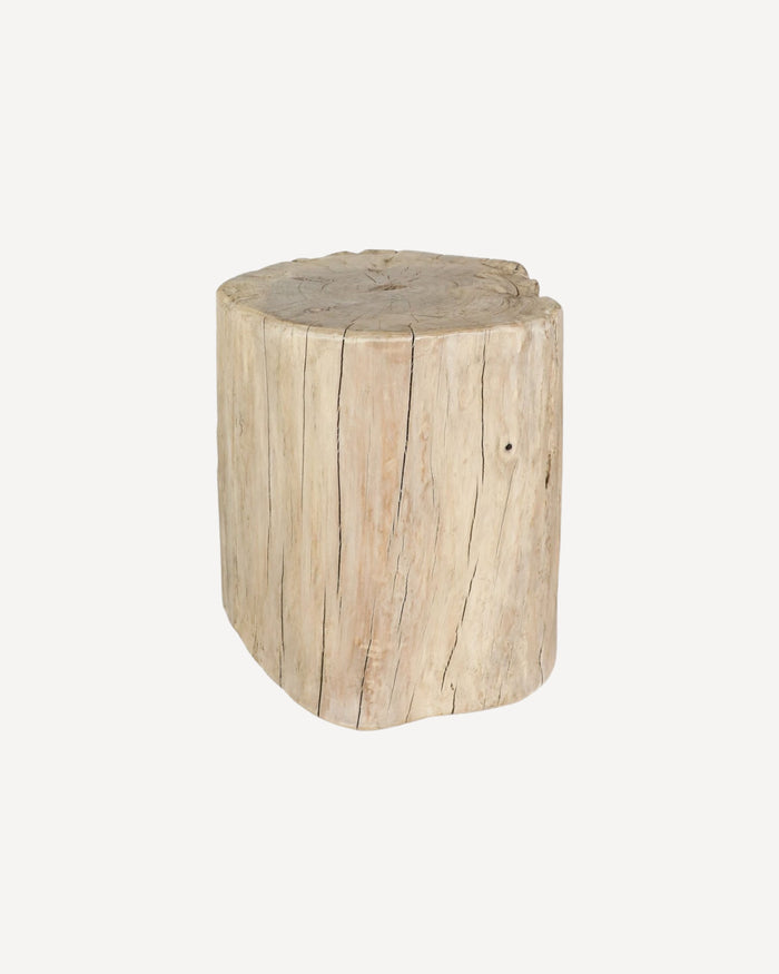 Casa Round Stump Side Table - Natural