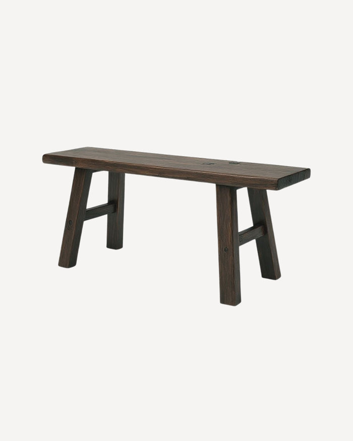Pavia Elm Bench - Walnut - 110cm